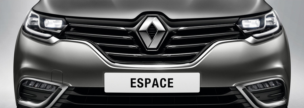 Renault espace ızgarası üzerinde logo